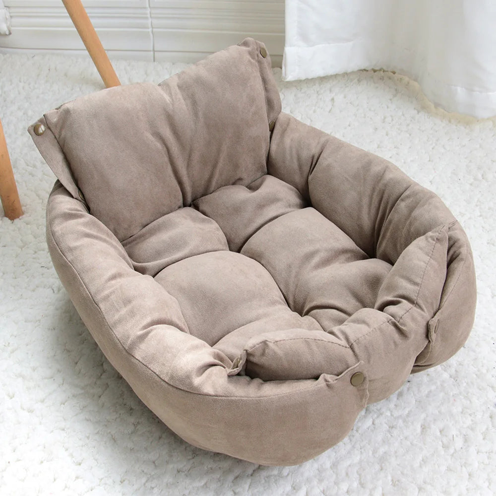 Mystery Paw 3-in-1 Cozy Bed for Cats & Dogs: Ultimate Comfort
