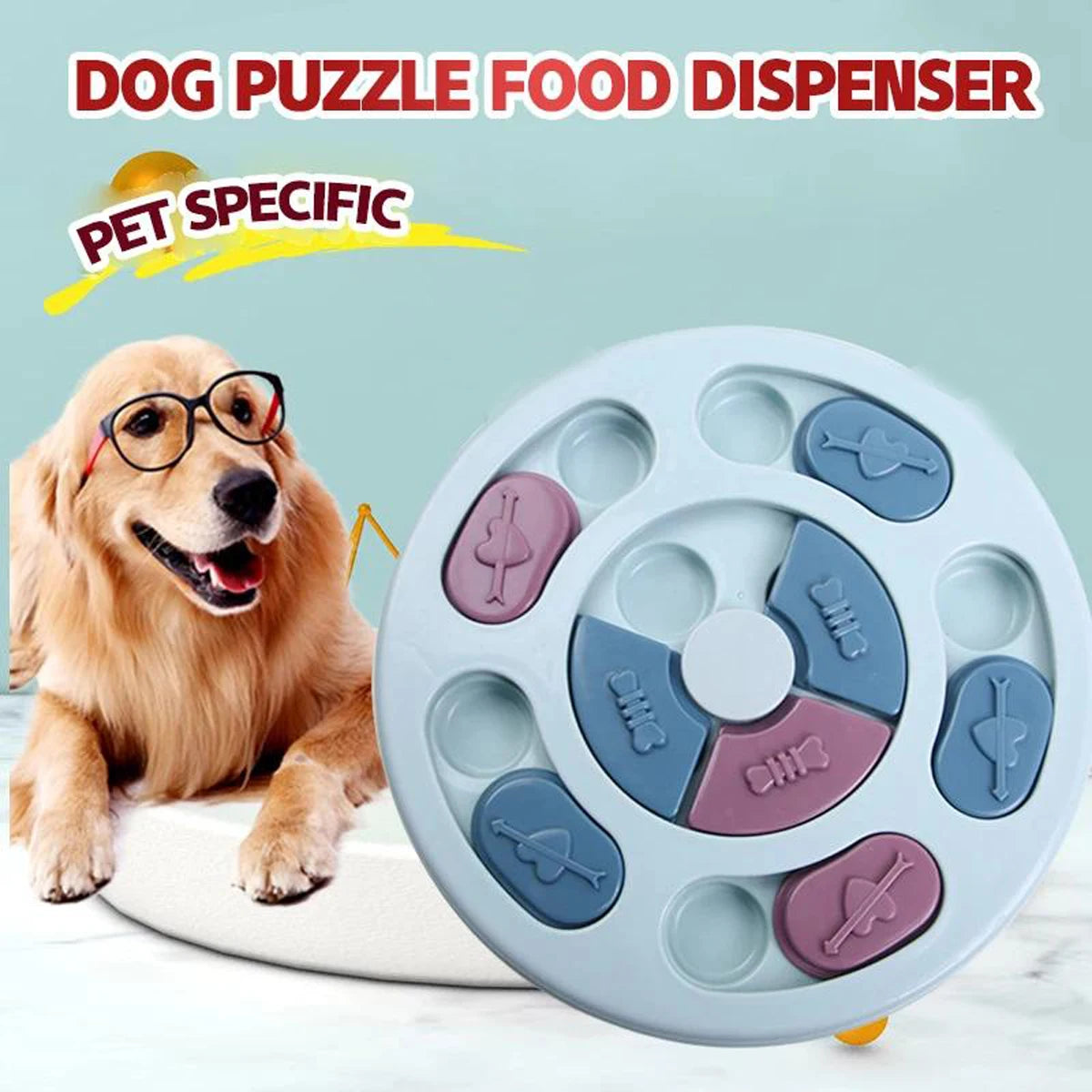 Puzzle Adventure Interactive Slow Feeder for Dogs & Cats