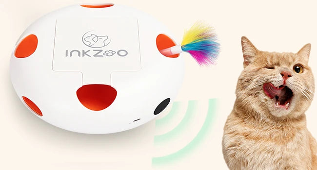 Mystery Paw Electric Interactive Feather Cat Toy - Endless Fun for Indoor Cats