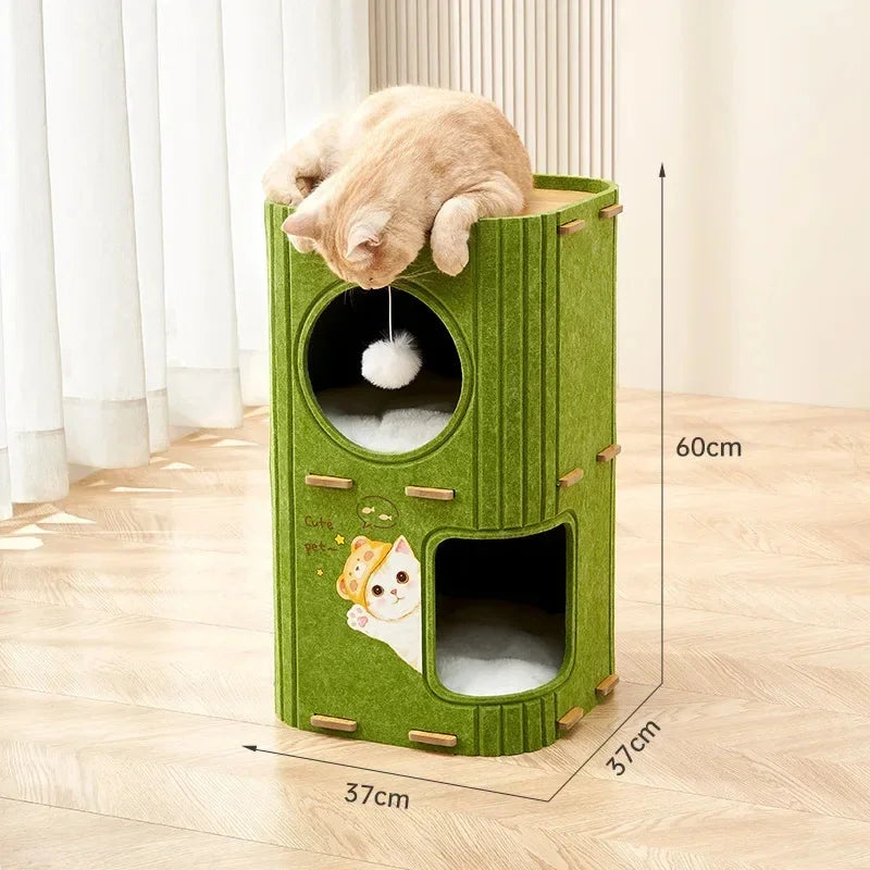 Mystery Paw Multi-layer Cat House & Climbing Frame