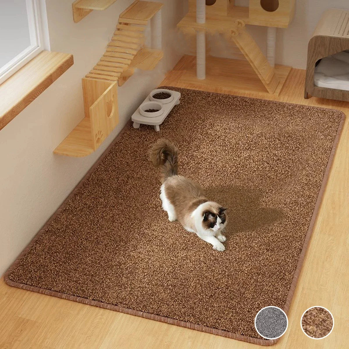 Durable Cat Scratching Mat Rug & Furniture Protector