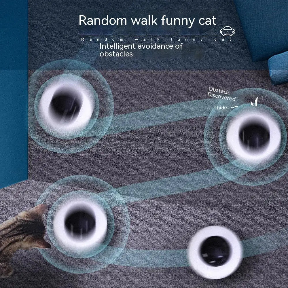 Mystery Paw UFO Cat Teaser - Interactive Feather Toy