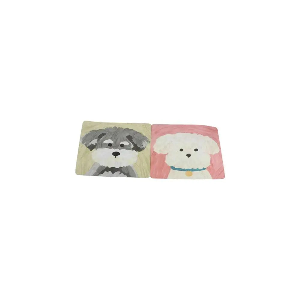 Mystery Paw Cartoon Dog Keyboard Mat - Fun Anti-Slip Desk Accessory