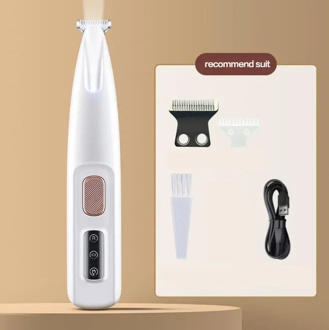Mystery Paw LED Dog Paw Trimmer - Waterproof & Rechargeable Grooming Clippers
