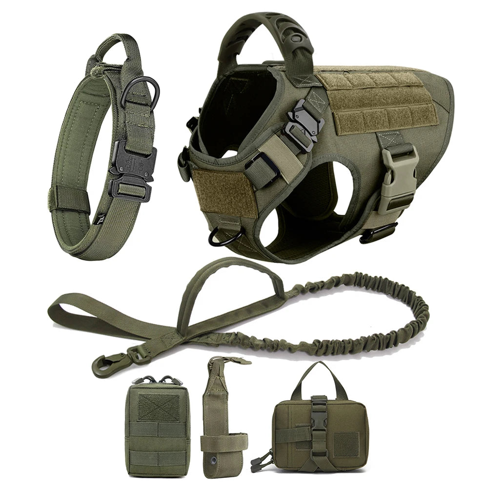 PETRAVEL Adjustable Military Grade Vest Dog Harness
