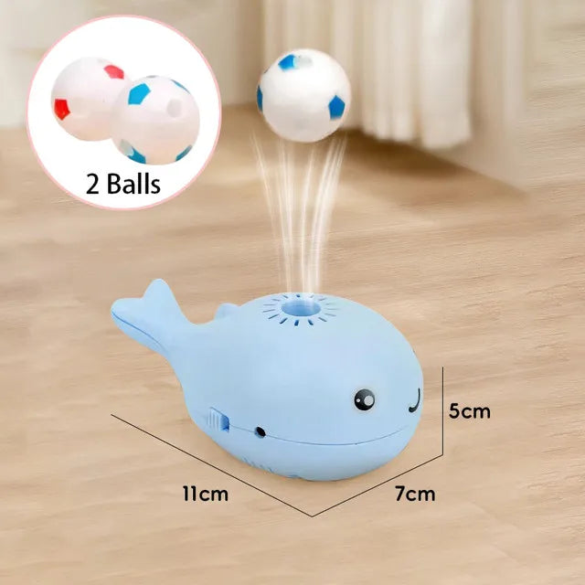Electric Floating Whale Cat Toy - USB-Powered Fun!