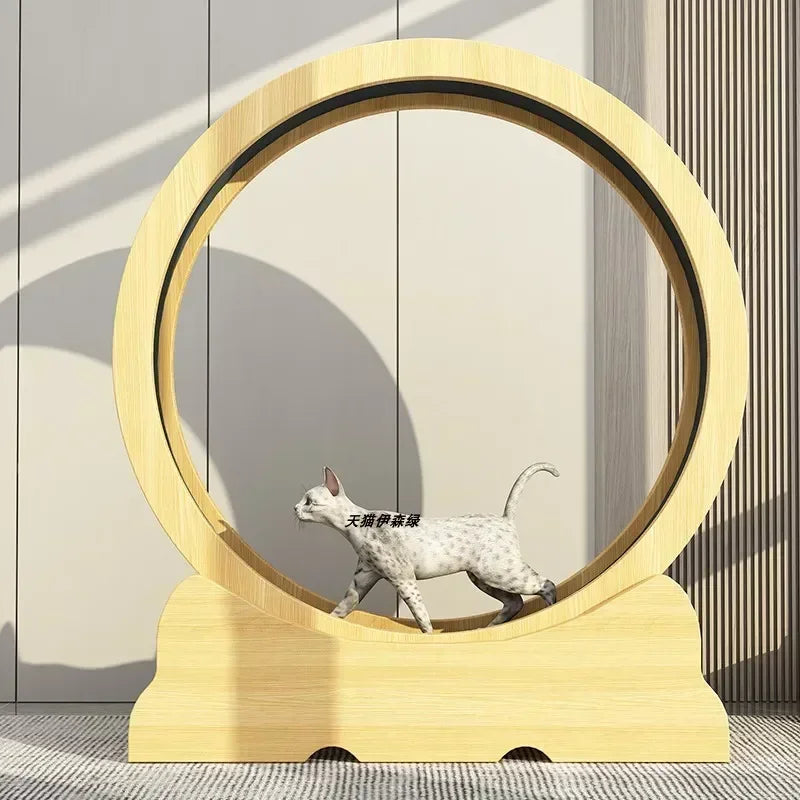 Eco-Friendly Cat Running Wheel - The Ultimate Exercise Equipment for Happy Cats