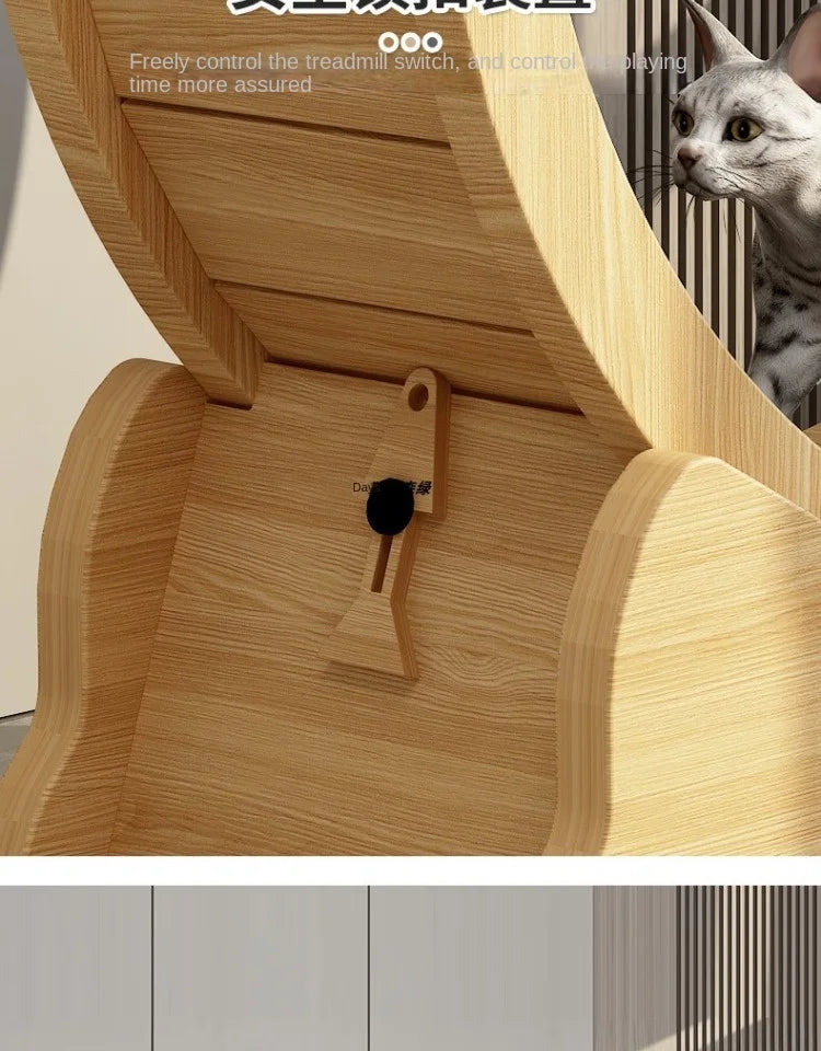 Eco-Friendly Cat Running Wheel - The Ultimate Exercise Equipment for Happy Cats
