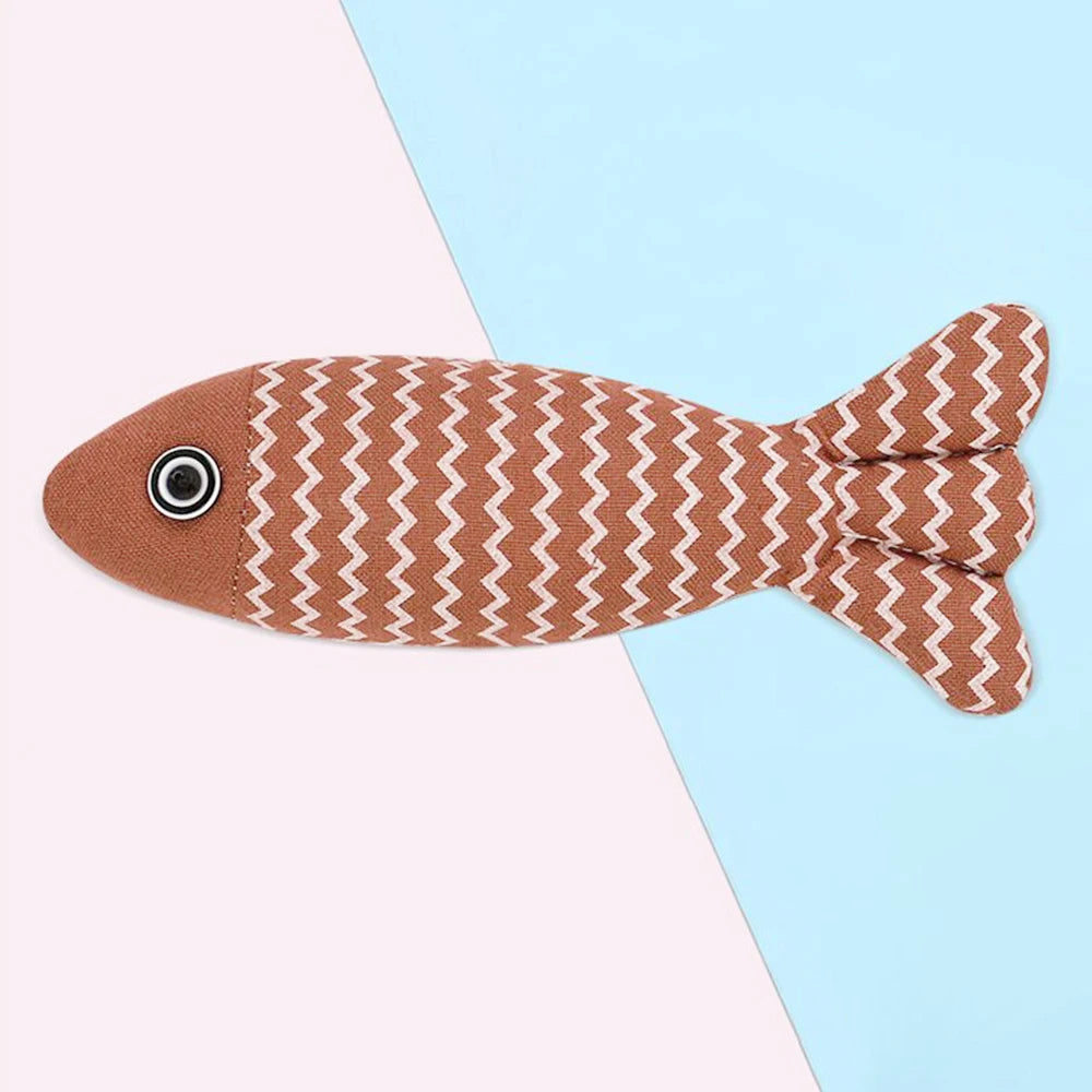 Mystery Paw Catnip Kicker Fish Toy – Interactive Chew Toy for Happy, Healthy Cats