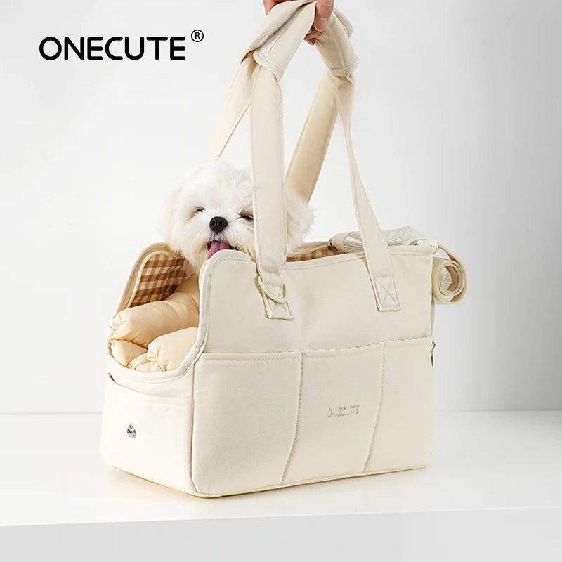 Mystery Paw Breathable Dog Carrier Bag - Travel in Style!