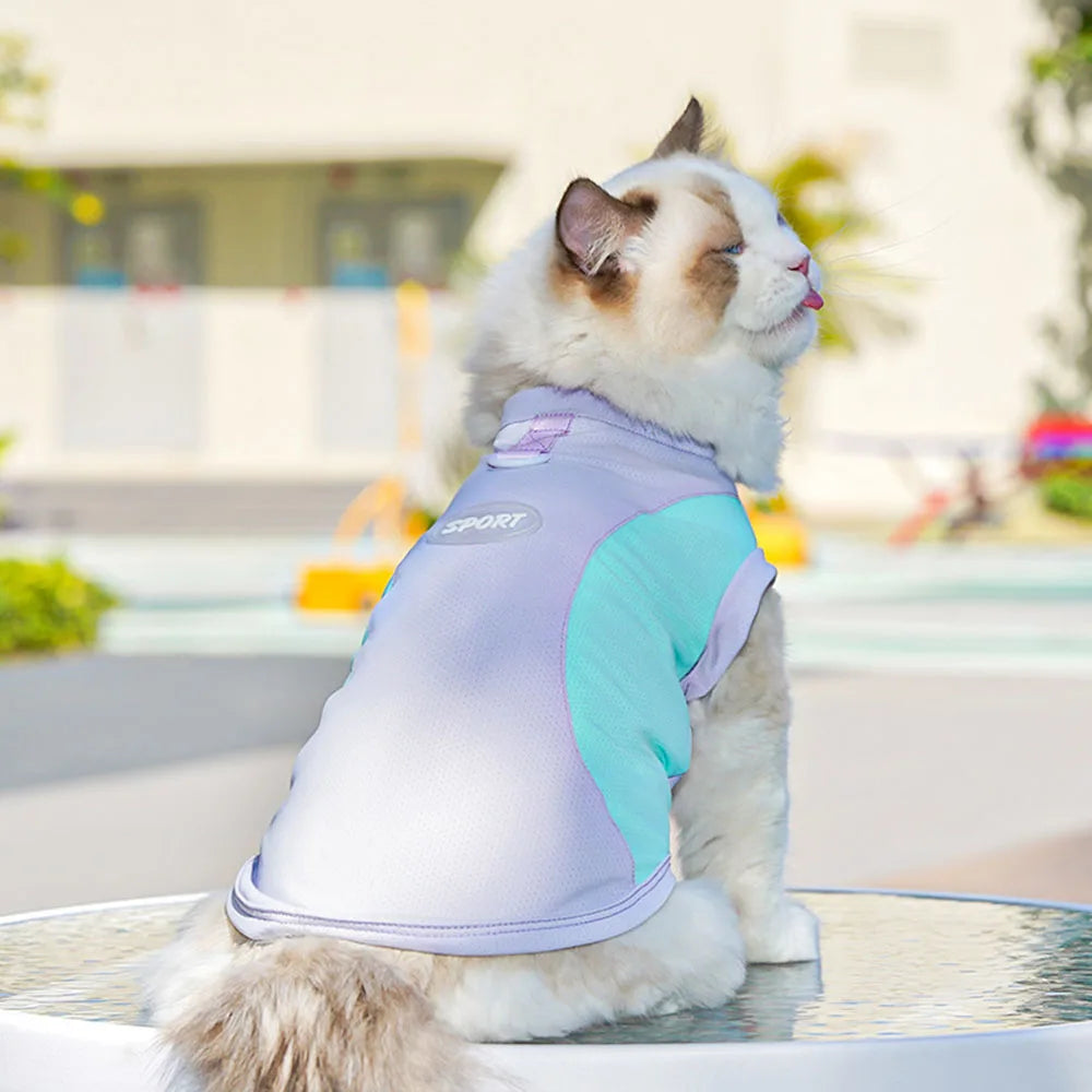 Kawaii Summer Cool Dog Vest - Breathable & Stylish Sun Protection