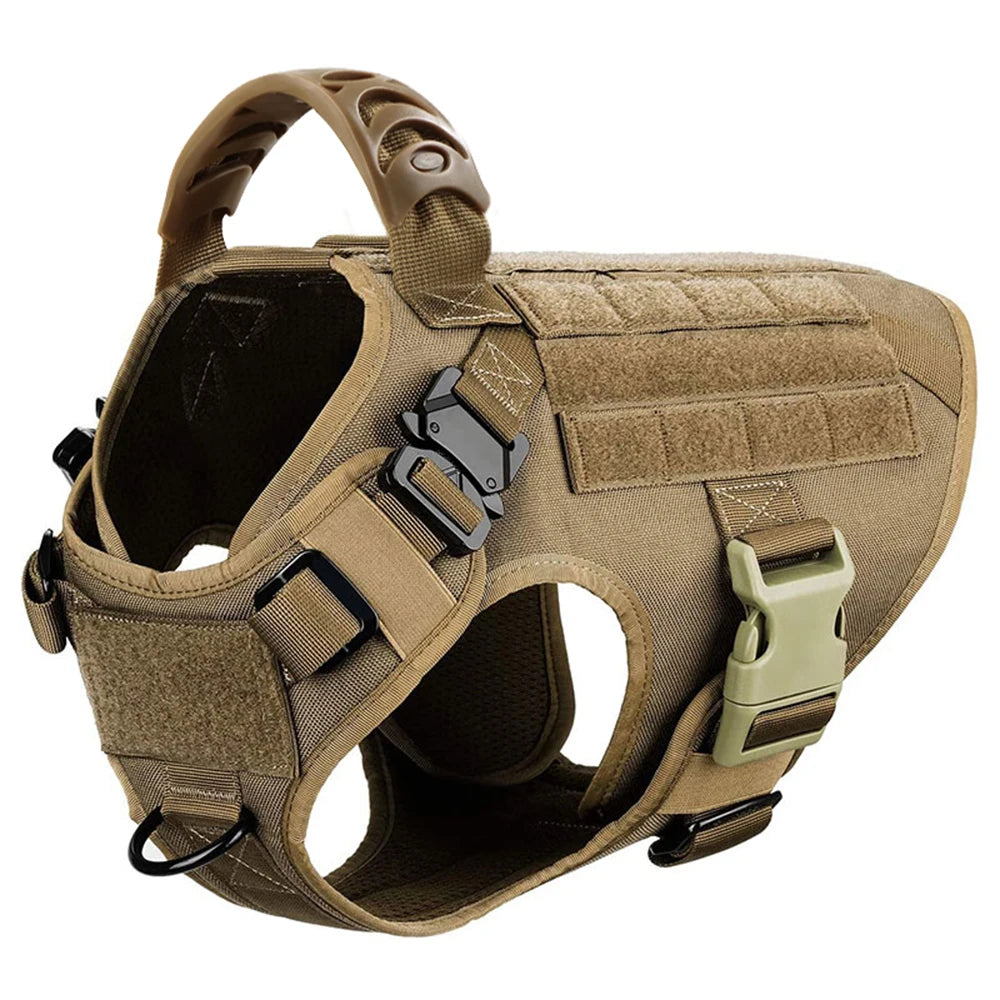 PETRAVEL Adjustable Military Grade Vest Dog Harness