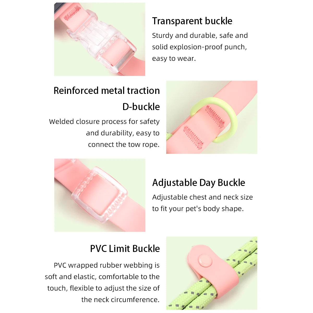 Kawaii Summer Cooling No-Pull Dog Harness & Leash Set - Stylish Comfort for Medium & Large Breeds