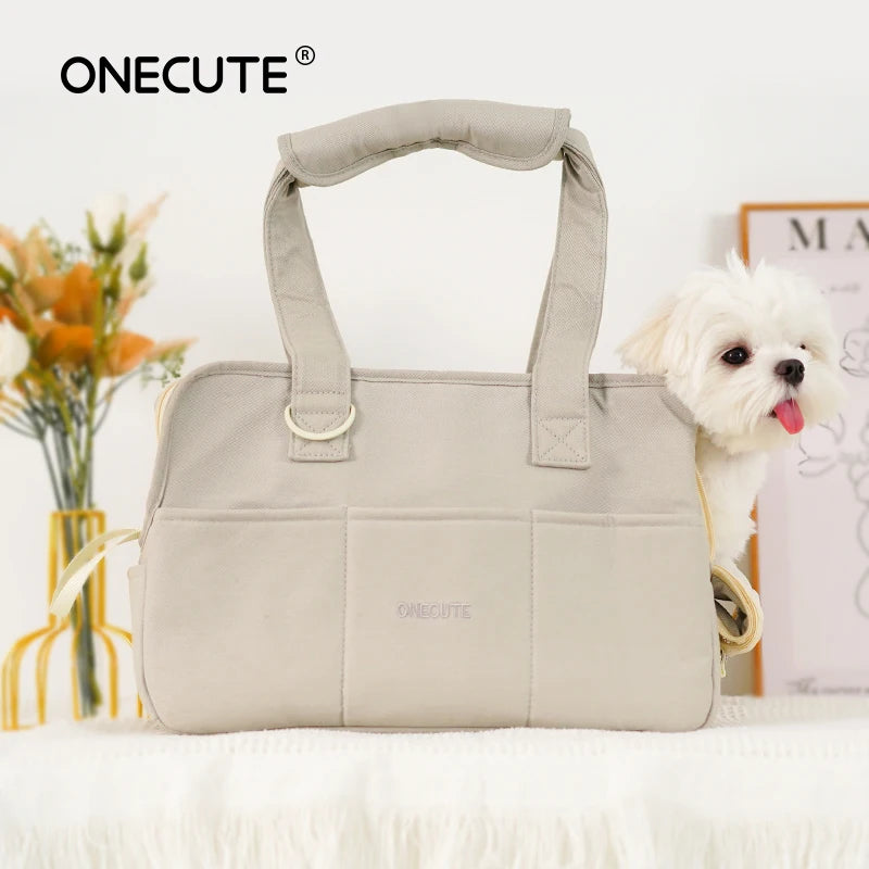 Mystery Paw Breathable Dog Carrier Bag - Travel in Style!