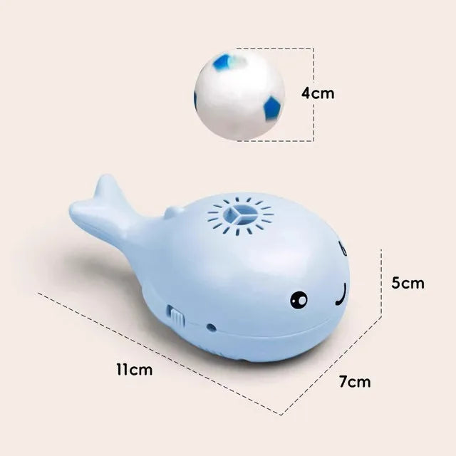 Electric Floating Whale Cat Toy - USB-Powered Fun!