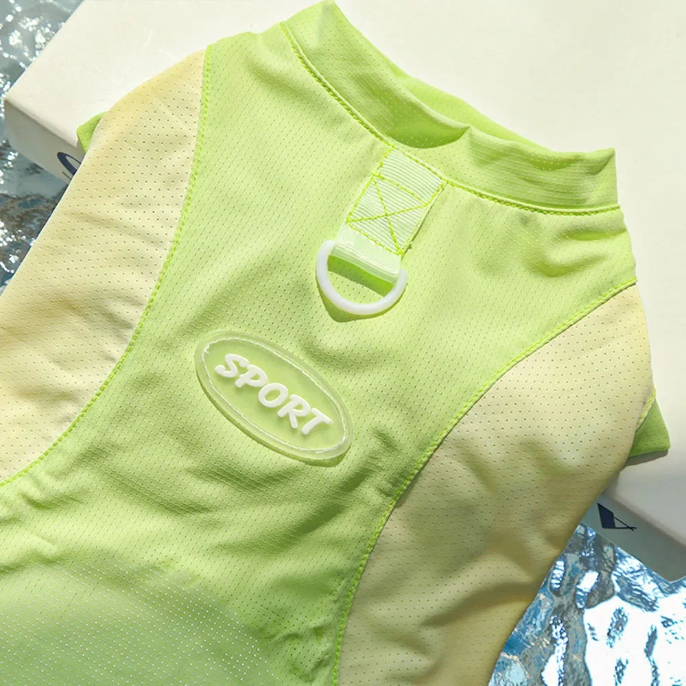 Kawaii Summer Cool Dog Vest - Breathable & Stylish Sun Protection