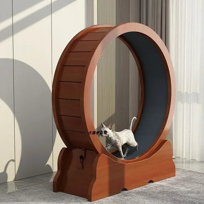 Eco-Friendly Cat Running Wheel - The Ultimate Exercise Equipment for Happy Cats