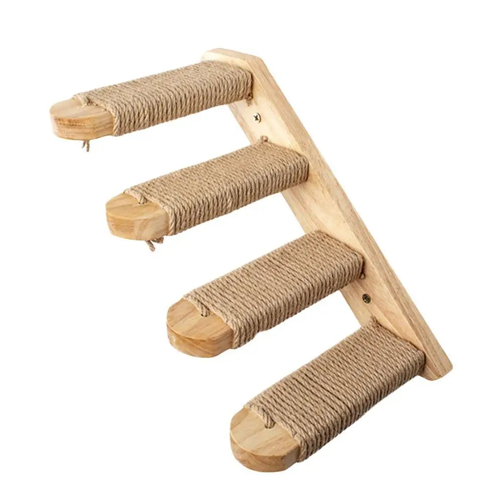 Mystery Paw Wall-Mounted Cat Playground: Climb, Scratch, Lounge!