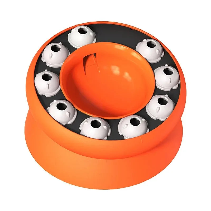 Interactive Cat Puzzle Feeder Bowl - Slow Down Mealtime Fun!