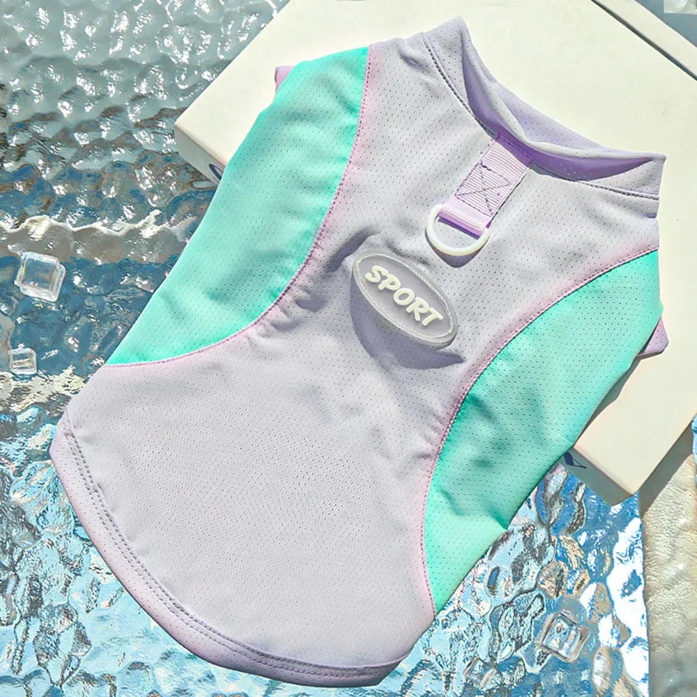 Kawaii Summer Cool Dog Vest - Breathable & Stylish Sun Protection