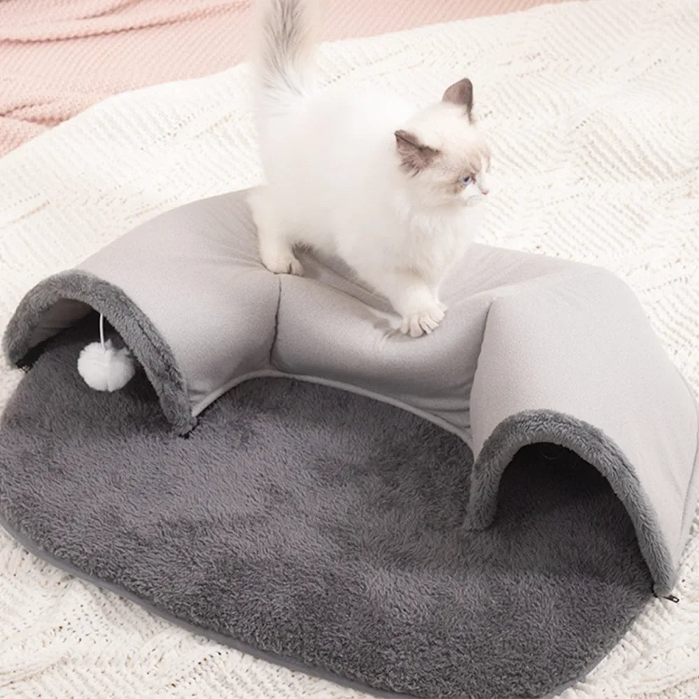 Mystery Paw Ellipses Cat Tunnel Interactive Play Toy & Bed