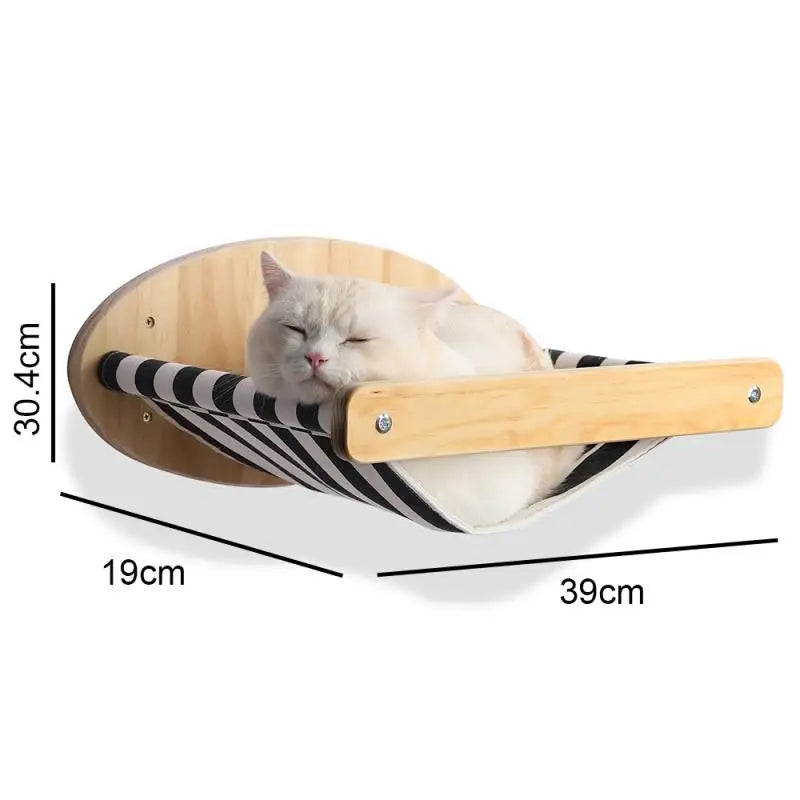 Mystery Paw Wall-Mounted Cat Playground: Climb, Scratch, Lounge!