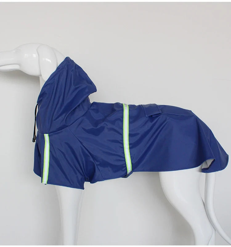 Corgi Style Waterproof Hooded Raincoat for Dogs