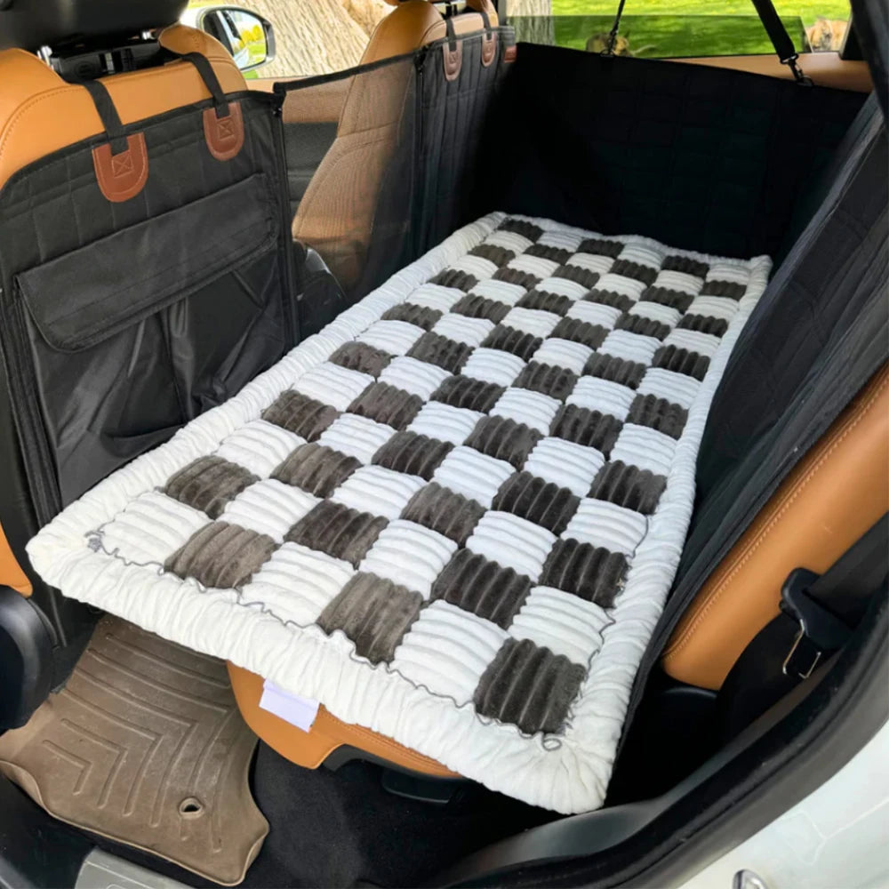 Mystery Paw Plush Travel Companion: Cozy Pet Mattress