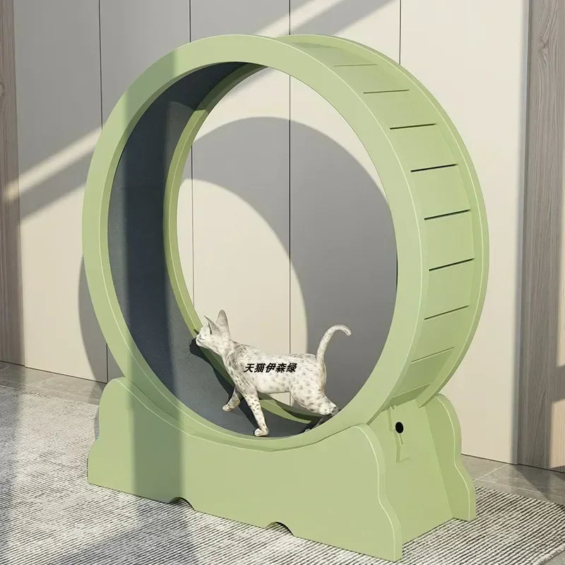 Eco-Friendly Cat Running Wheel - The Ultimate Exercise Equipment for Happy Cats