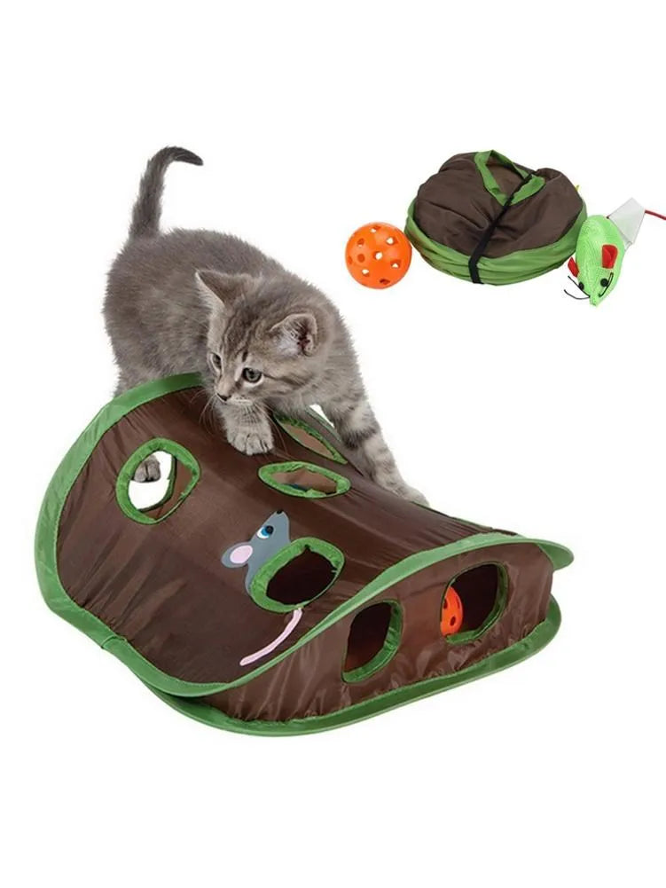 Mystery Paw Cat Interactive Hide & Seek Puzzle Toy
