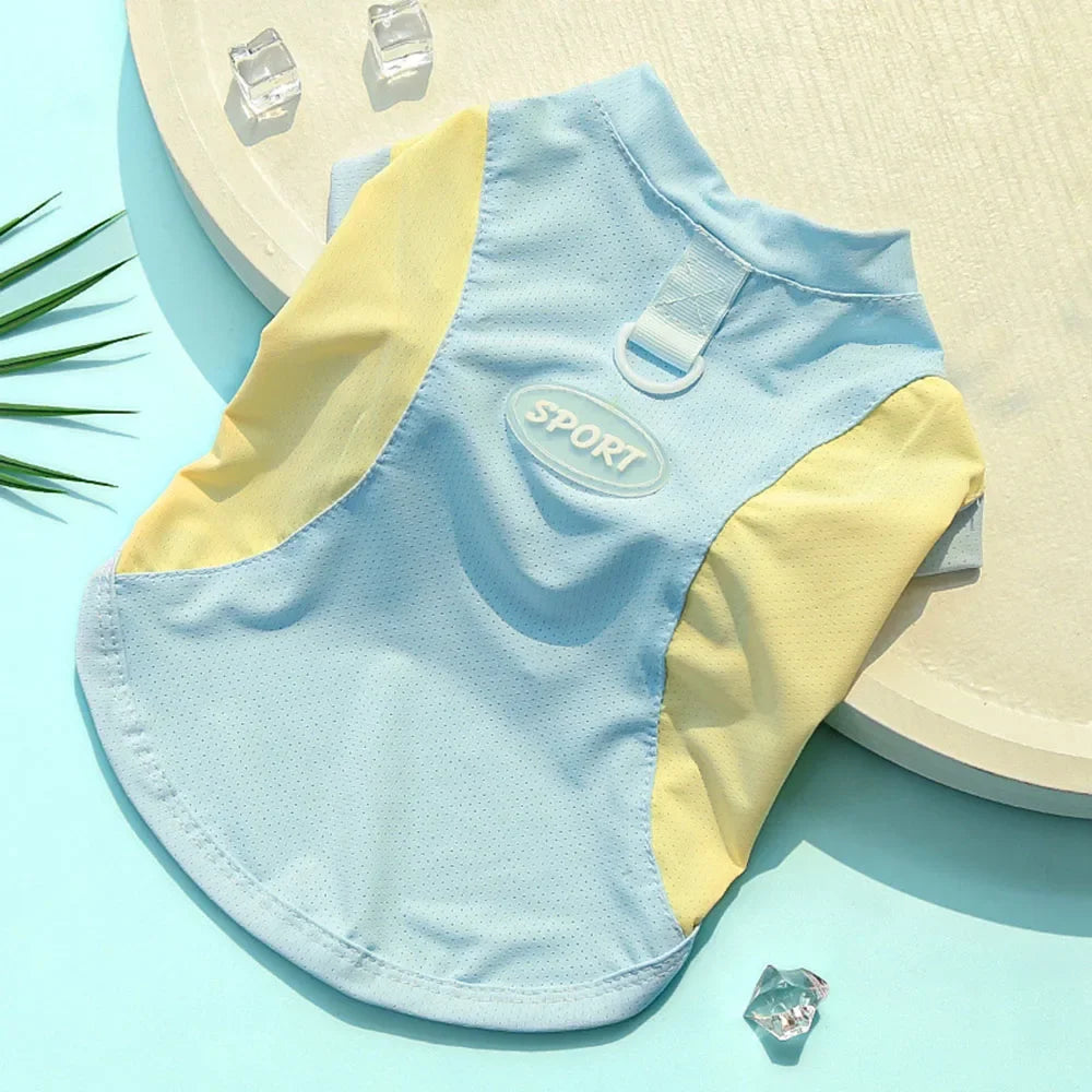 Kawaii Summer Cool Dog Vest - Breathable & Stylish Sun Protection
