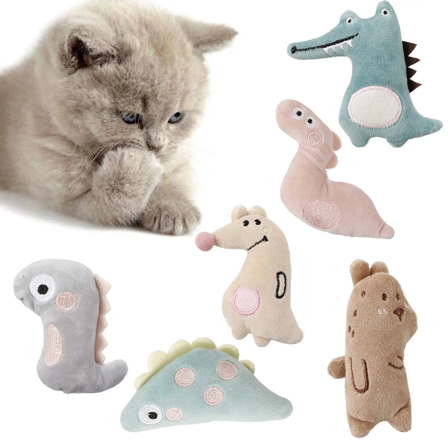 Mystery Paw 6-Pack Catnip Chew Toys for Happy Kittens