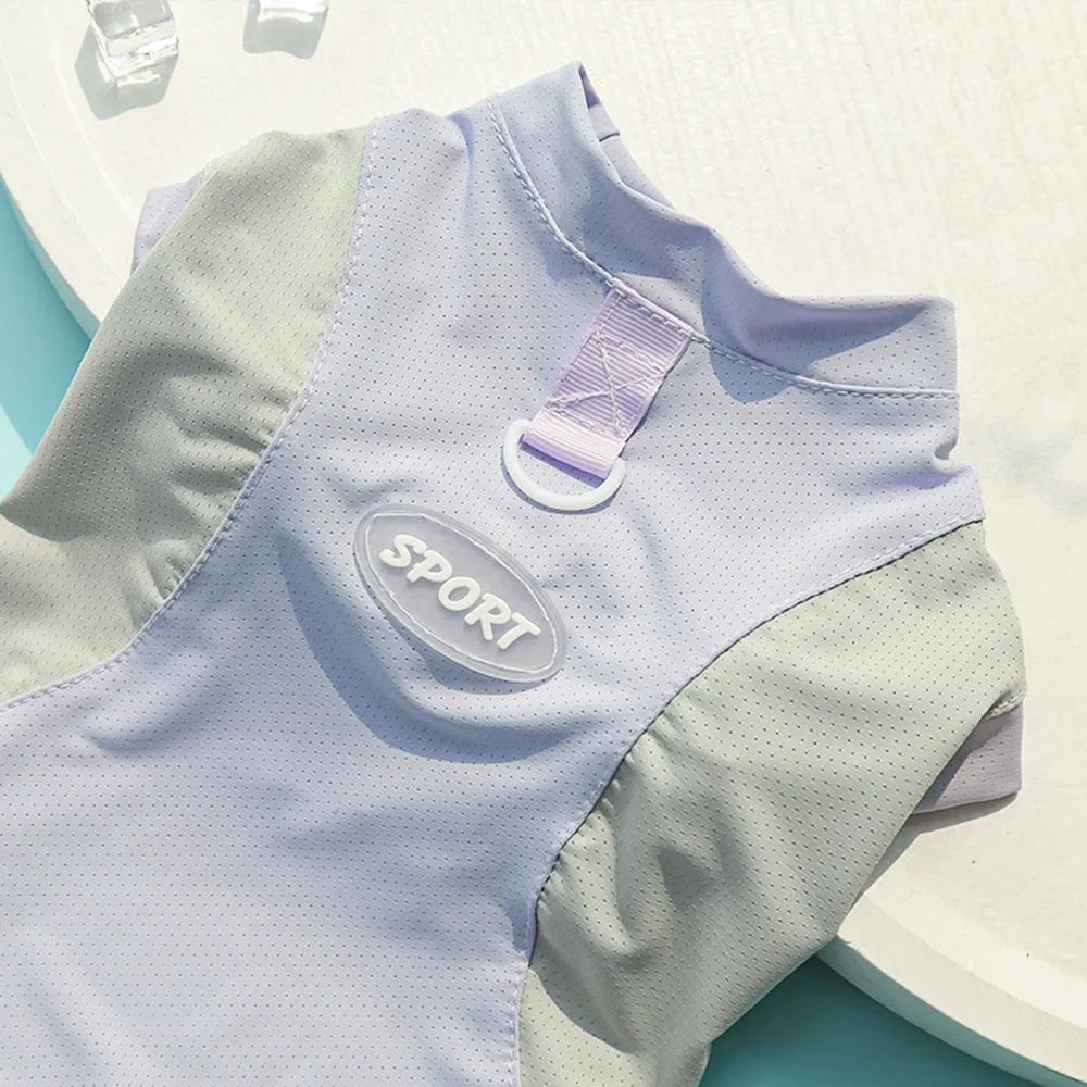 Kawaii Summer Cool Dog Vest - Breathable & Stylish Sun Protection