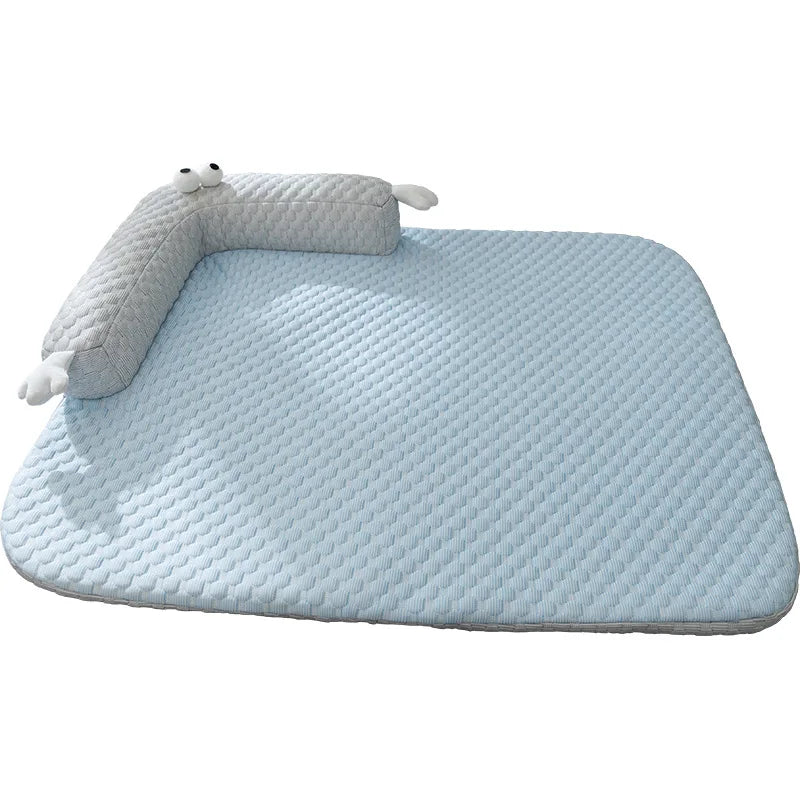 Mystery Paw Orthopedic Plush Dog Bed for Cozy Sleep