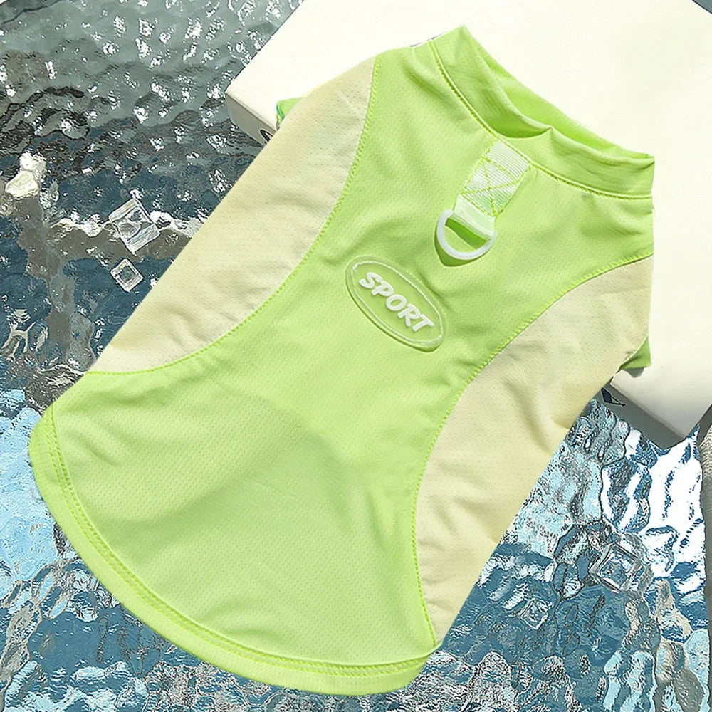 Kawaii Summer Cool Dog Vest - Breathable & Stylish Sun Protection