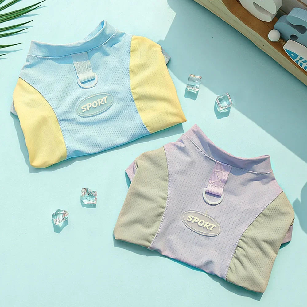 Kawaii Summer Cool Dog Vest - Breathable & Stylish Sun Protection