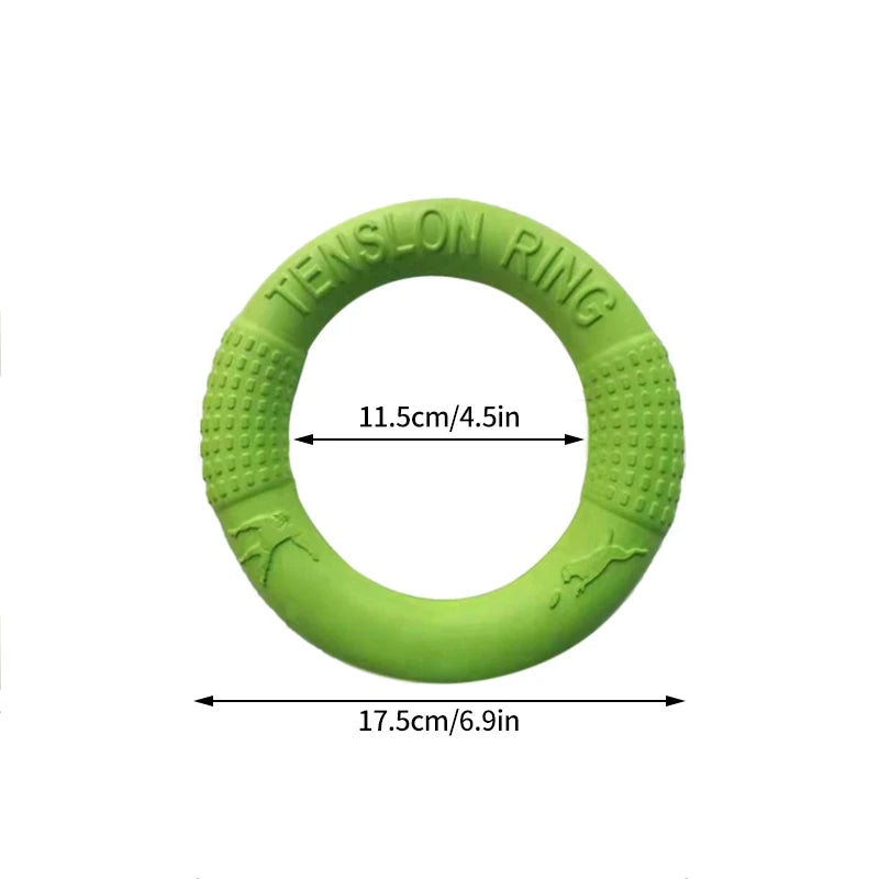 Mystery Paw Indestructible Dog Flying Disc - Ultimate Fetch Fun!
