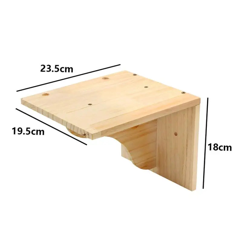 Mystery Paw Wall-Mounted Cat Playground: Climb, Scratch, Lounge!