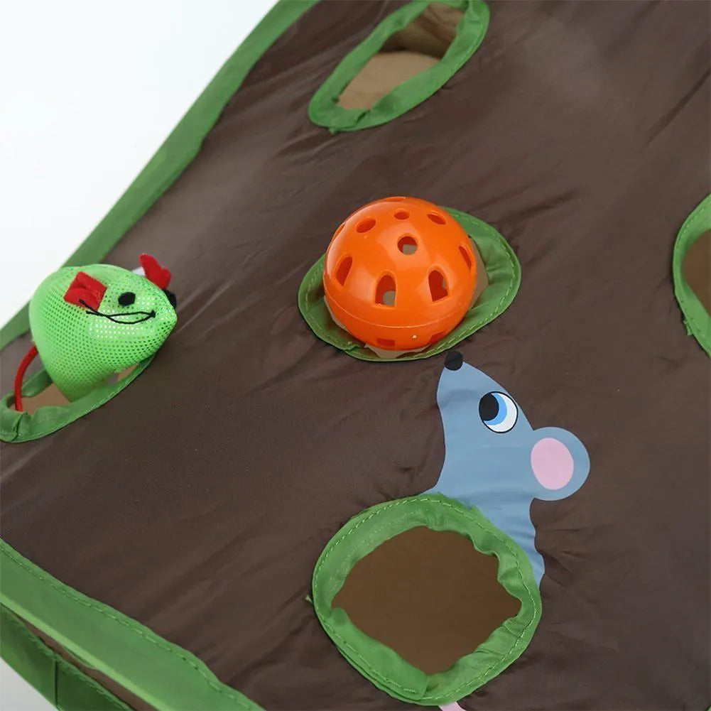 Mystery Paw Cat Interactive Hide & Seek Puzzle Toy