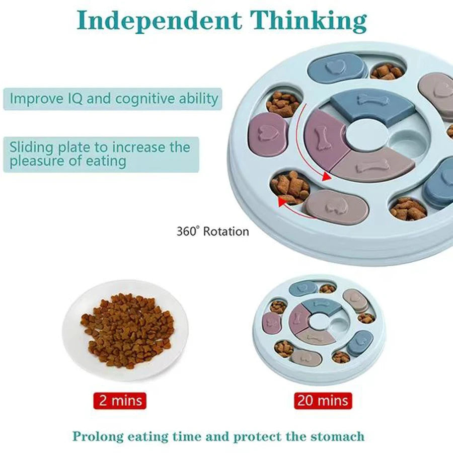 Puzzle Adventure Interactive Slow Feeder for Dogs & Cats