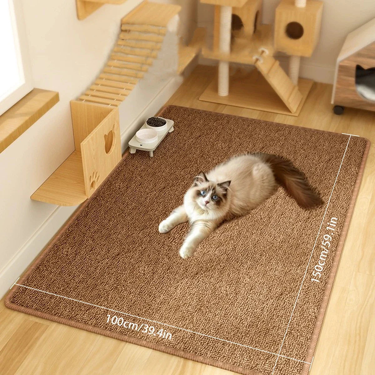 Durable Cat Scratching Mat Rug & Furniture Protector