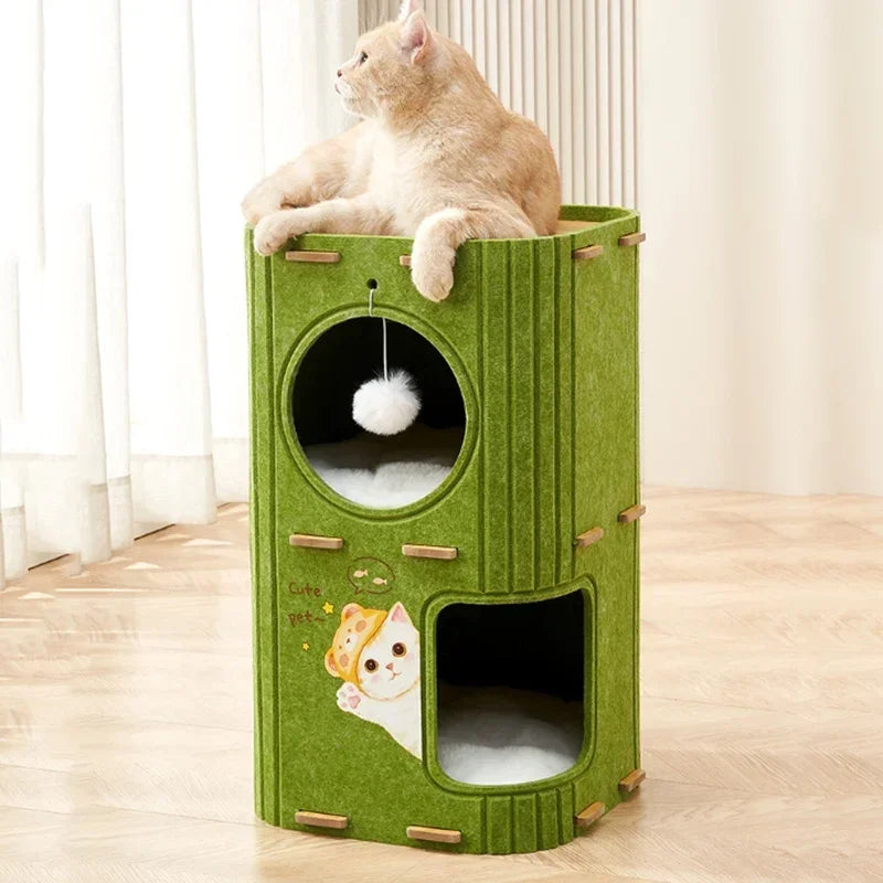 Mystery Paw Multi-layer Cat House & Climbing Frame