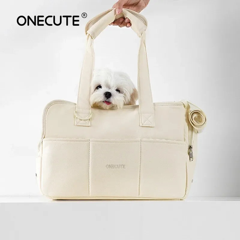 Mystery Paw Breathable Dog Carrier Bag - Travel in Style!