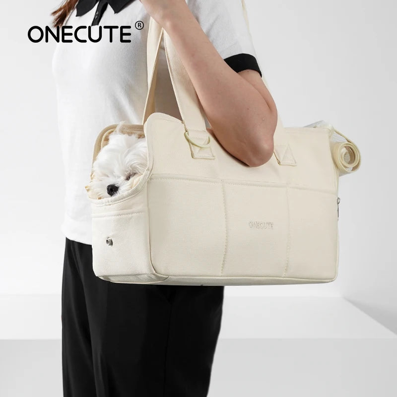 Mystery Paw Breathable Dog Carrier Bag - Travel in Style!
