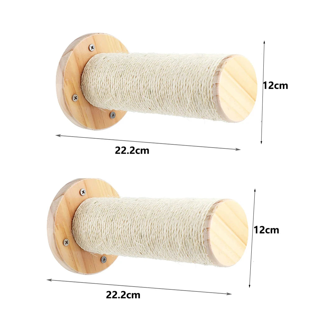Mystery Paw Wall-Mounted Cat Playground: Climb, Scratch, Lounge!