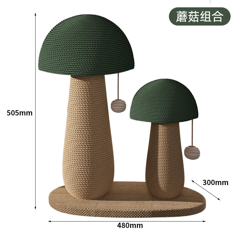 Mystery Paw Mushroom Cat Scratching Post