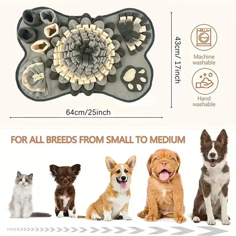 Mystery Paw Snuffle Mat: Slow Feeder & Enrichment for Dogs