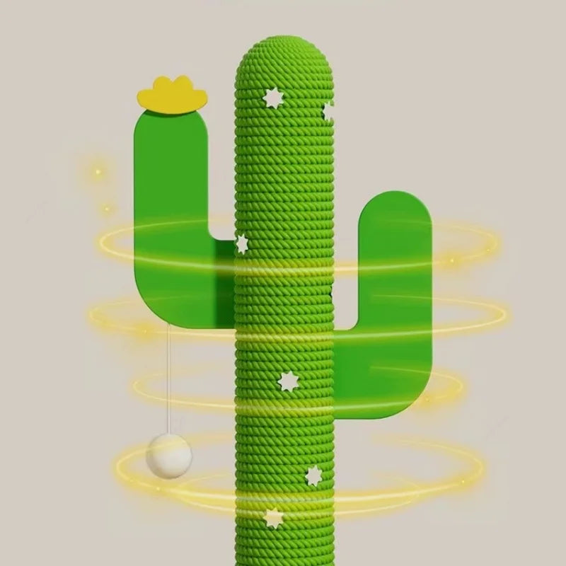 Cactus Ball Scratcher - Fun & Functional Cat Furniture