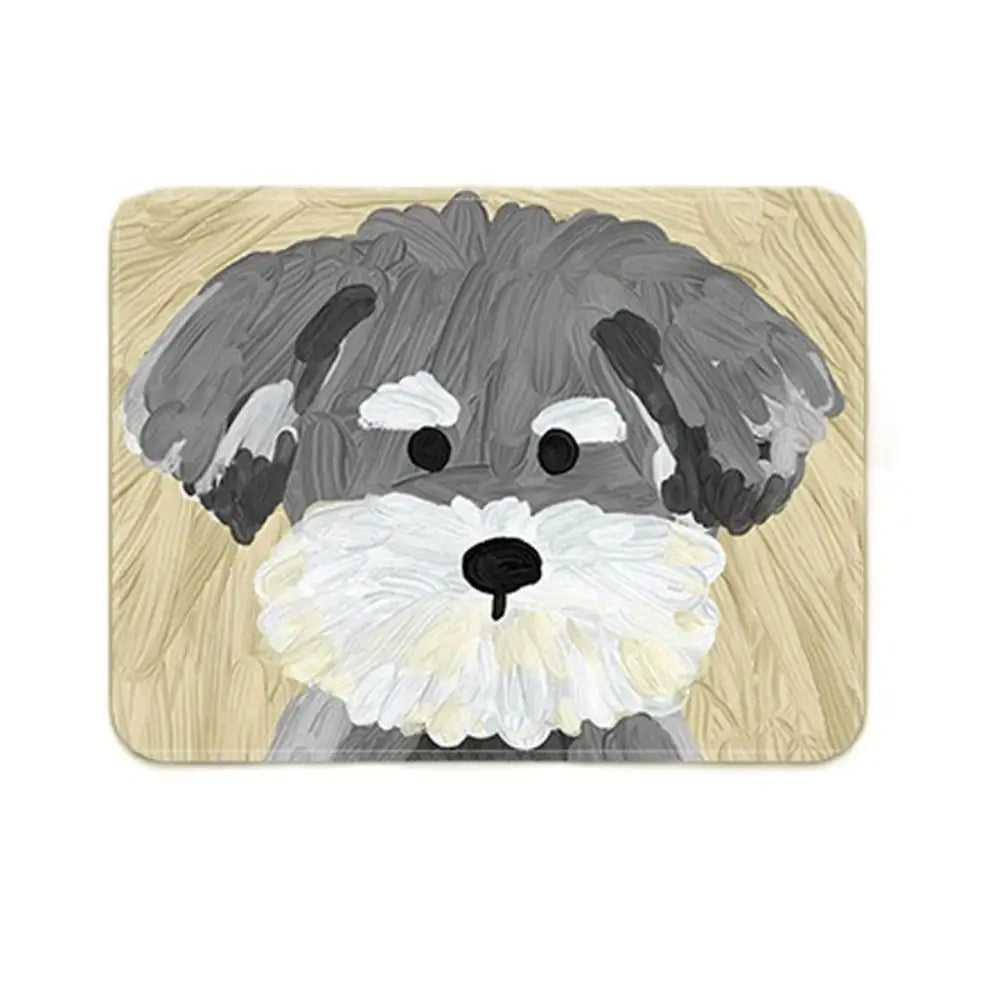 Mystery Paw Cartoon Dog Keyboard Mat - Fun Anti-Slip Desk Accessory