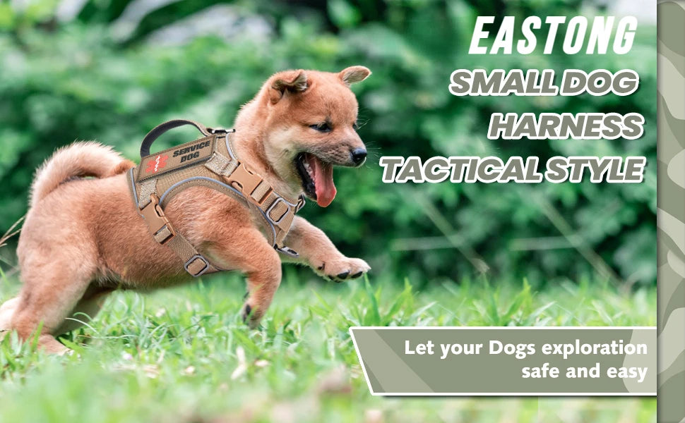 Tactical Reflective No-Pull Puppy Vest Harness - Mystery Paw